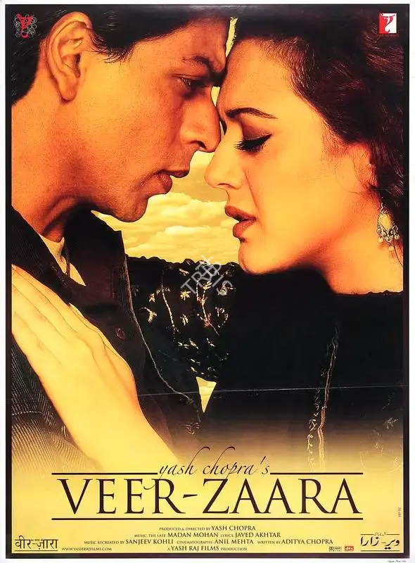 Aditya Chopra (Producer), Veer Zaara, 2004, Full Sheet Poster