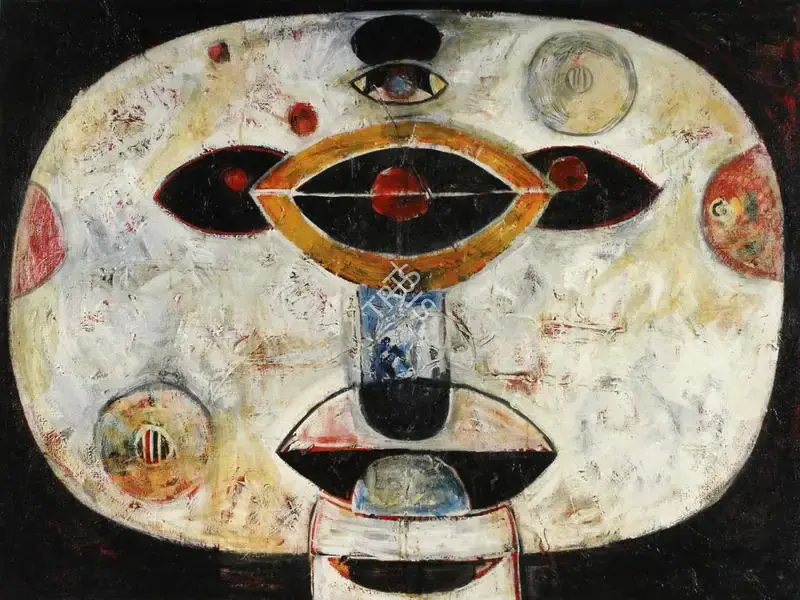 Avinash Chandra (Artist), The Third Eye, 1961, Painting