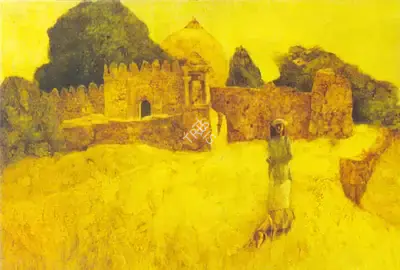 Arup Das (Artist), Landscape, Painting