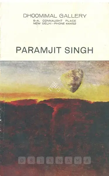Paramjit Singh (Artist), Paramjit Singh, 1975, Solo Exhibition Catalogue