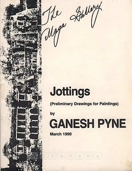 Ganesh Pyne (Artist), Jottings (Preliminary Drawings for Paintings) by Ganesh Pyne, 1990, Solo Exhibition Catalogue