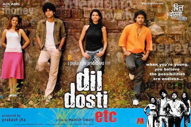 Prakash Jha (Producer), Dil Dosti Etc, 2007, Lobby Card