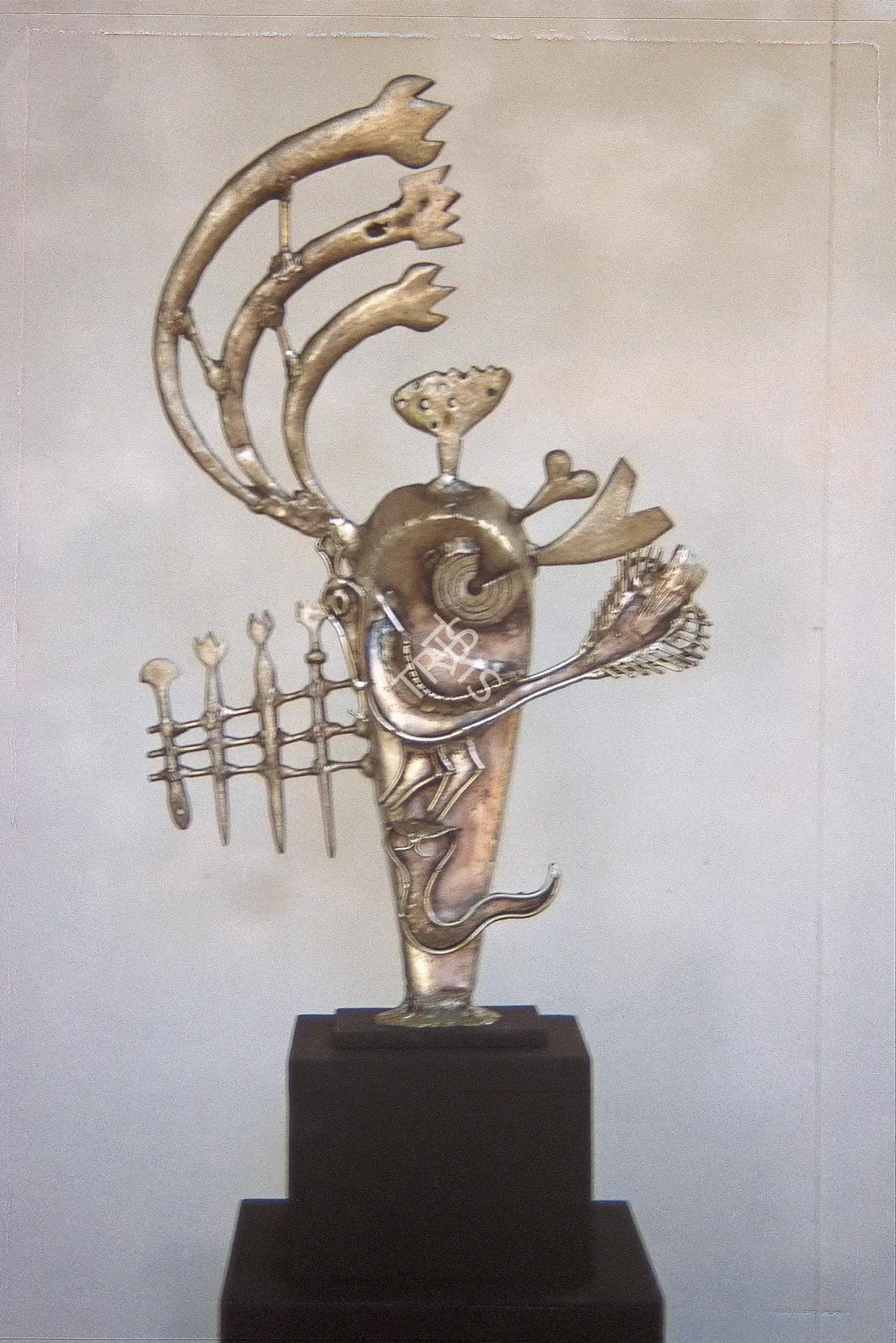 Nandagopal, S. (Artist). Memories of a Hero Stone, 1980 | Sculpture, He.Mum/15.11.97, 1997 · HEART