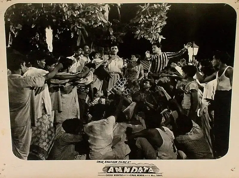 Sheikh Mukhtar (Producer), Anndata, 1952, Lobby Card