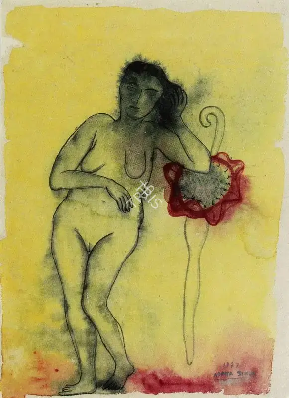 Arpita Singh (Artist), Untitled, 1997, Drawing