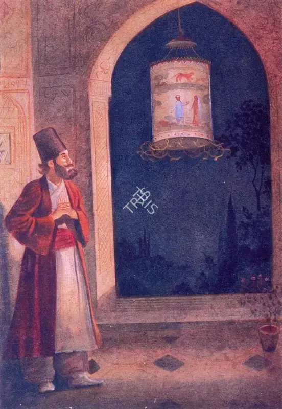 M.V. Dhurandhar (Artist), Omar Khayyam Series 01, Painting