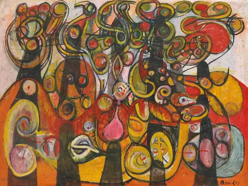 Avinash Chandra (Artist), Untitled, 1965, Painting