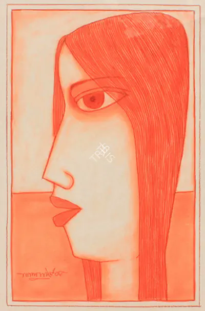 Lalu Prasad Shaw (Artist), Untitled, 2003, Drawing