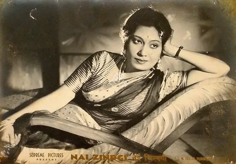 Chimanlal Trivedi (Producer), Nai Zindagi, 1951, Lobby Card