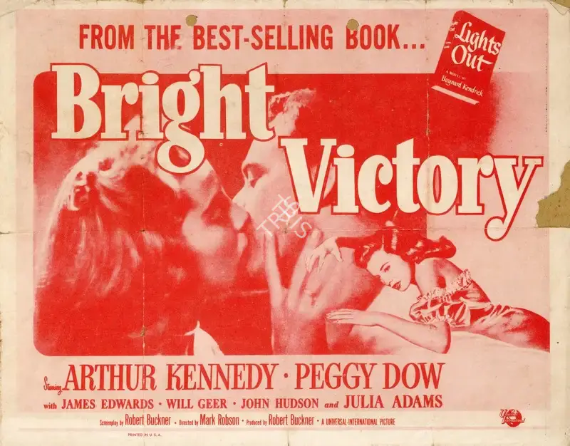 Mark Robson (Director), Bright Victory, 1951, Handbill