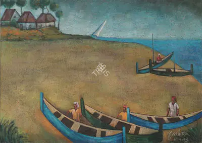 A.A. Raiba (Artist), Untitled, 1993, Painting
