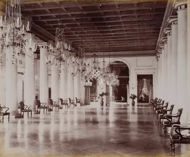 Unknown (Photographer), Ball Room. Government House, Calcutta, 1901, Antiquarian Photograph