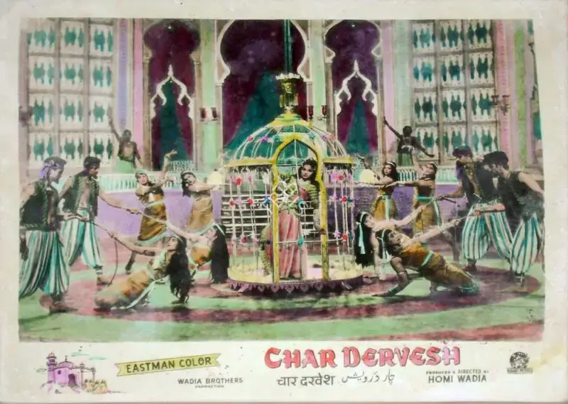 Aga Hasham (Cinematographer), Char Dervesh, 1964, Lobby Card