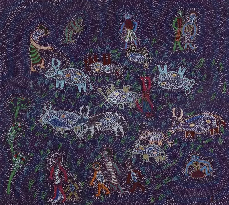Meera&nbsp;Mukherjee (Artist), Untitled, 1992, Textile