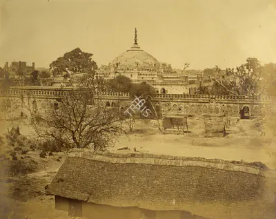 Felice Beato (Photographer), The Shah Nujeef, Lucknow, 1858, Antiquarian Photograph