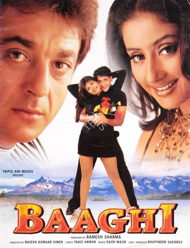 Ramesh J. Sharma (Producer), Baaghi, 2000, Song-Synopsis Booklet
