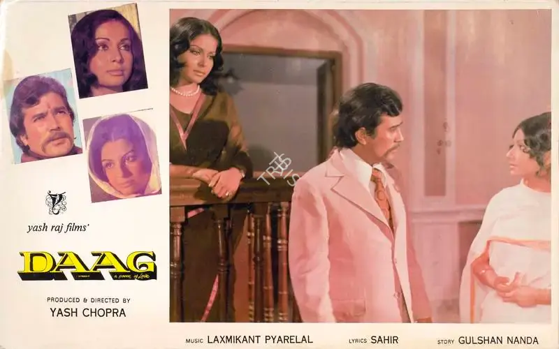 Kay Gee (Cinematographer), Daag, 1973, Lobby Card