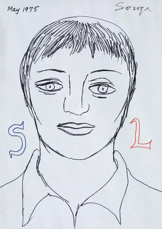 F.N. Souza (Artist), Untitled, 1975, Drawing