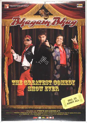 Priyadarshan (Director), Bhagam Bhag, 2006 | Full Sheet Poster | CinemaEducation | 00770097