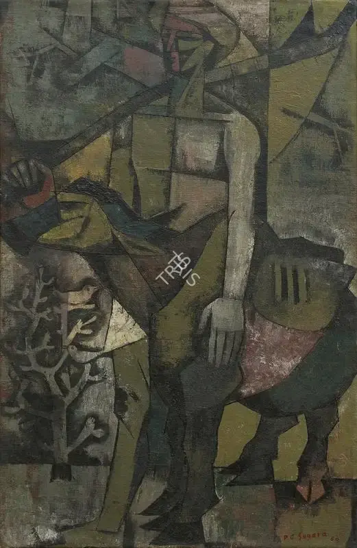 Piraji Sagara (Artist), Untitled, 1960, Painting