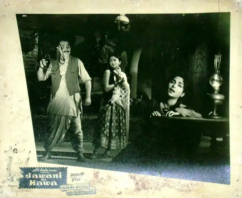 V. Avadhut (Cinematographer), Jawani Ki Hawa, 1959, Lobby Card