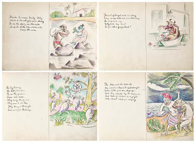 Keyt, George (Artist). Untitled (Reasonable Rhymes), 1938 | Drawing, Ch.NeY/20.09.23, 2023 · Christie's