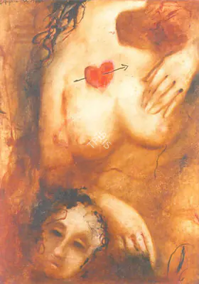 Anjolie Ela Menon (Artist), Torso, Painting