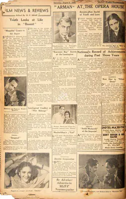 D.C. Shah (Editor), "Saugand", 1942, Film Review