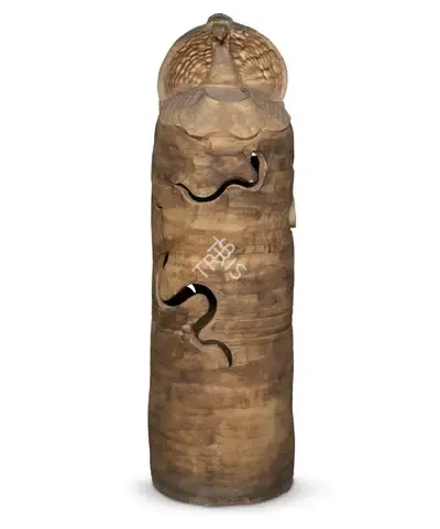 Mrinalini&nbsp;Mukherjee (Artist), Snake Column I, 1995, Sculpture