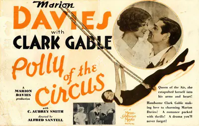 Marion Davies (Producer), Polly of the Circus, 1932, Handbill