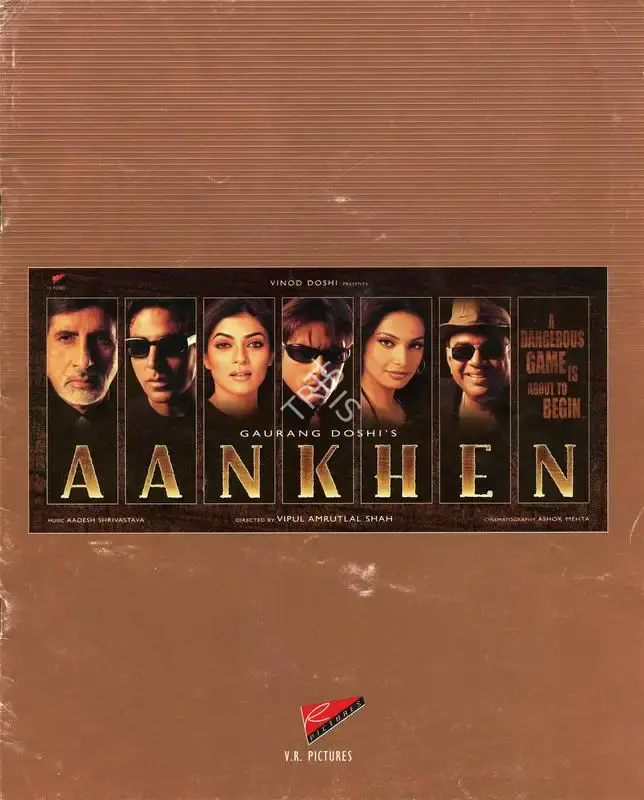 Gaurang Doshi (Producer), Aankhen, 2002, Song-Synopsis Booklet