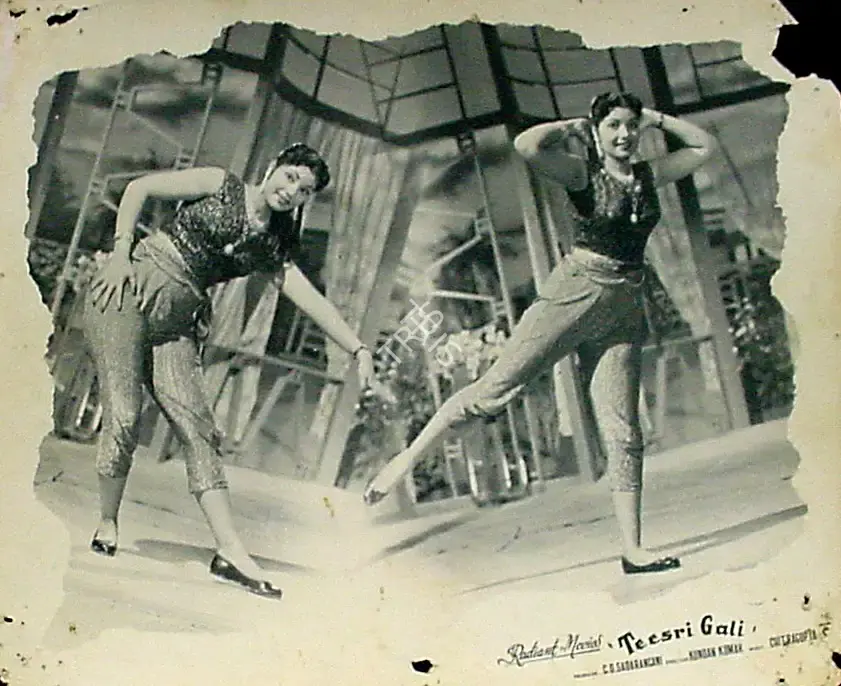 C.D. Sadarangani (Producer), Teesri Gali, 1958, Lobby Card