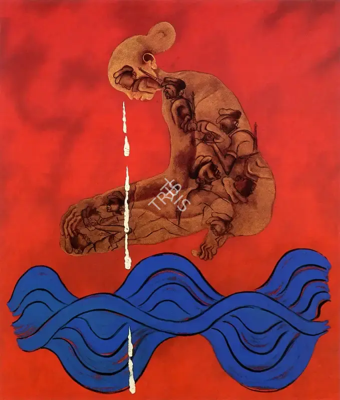 Arpana Caur (Artist), Soldier's Mother, 1995, Painting