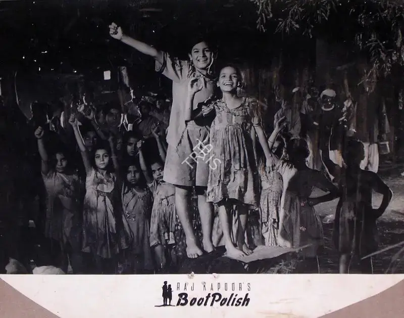 Taru Dutt (Cinematographer), Boot Polish, 1954, Lobby Card