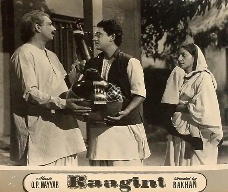 Ashok Kumar (Producer), Raagini, 1958, Lobby Card