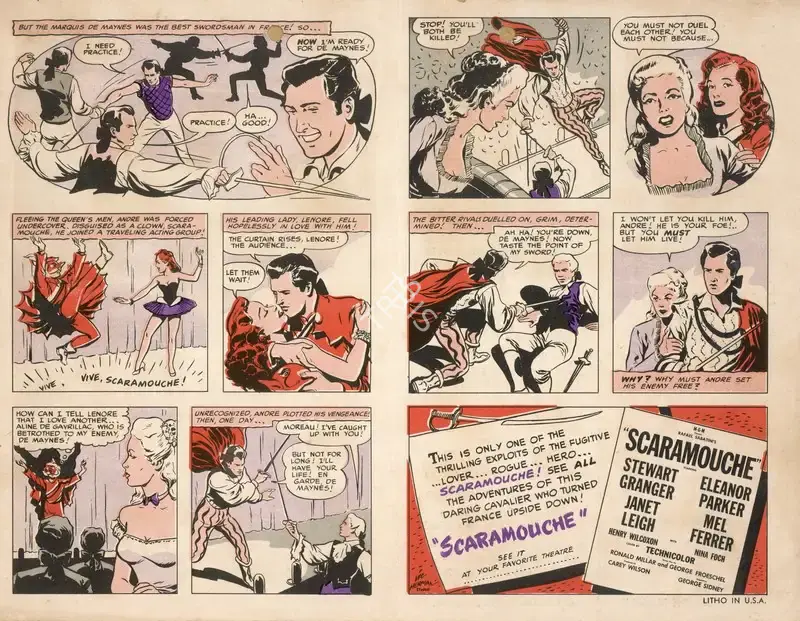 George Sidney (Director), Scaramouche, 1952, Handbill