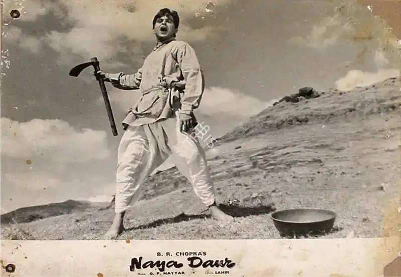 M.N. Malhotra (Cinematographer), Naya Daur, 1957, Lobby Card