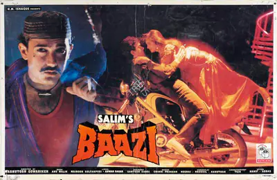 Salim (Producer), Baazi, 1995, Lobby Card