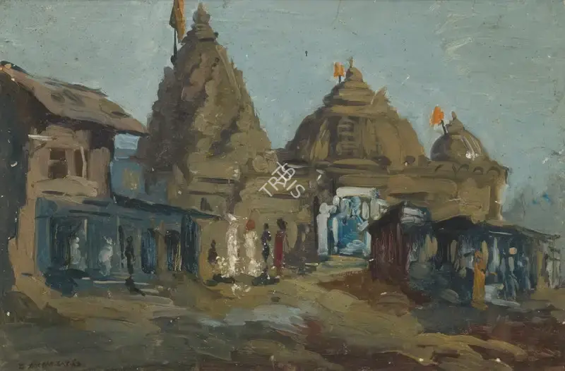 A.A. Almelkar (Artist), Untitled, 1962, Painting