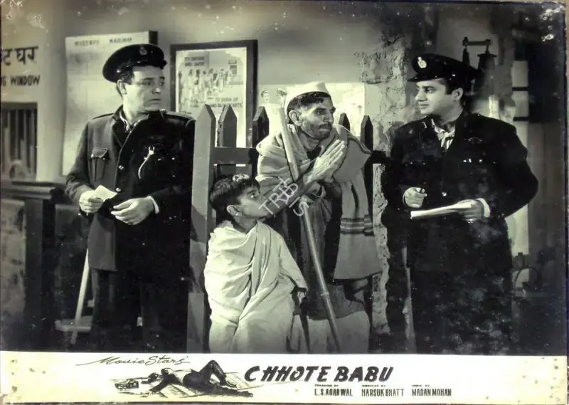 L.S. Agarwal (Producer), Chhote Babu, 1957, Lobby Card