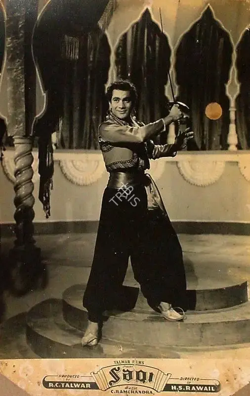 R.C. Talwar (Producer), Saqi, 1952, Lobby Card