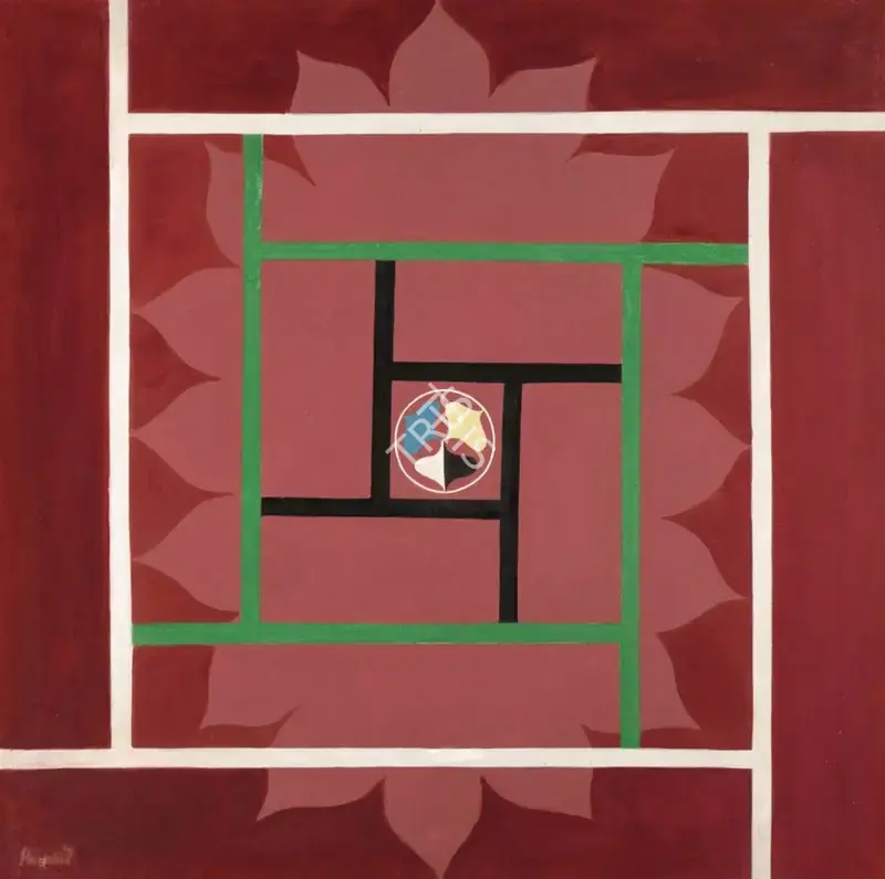 K.V. Haridasan (Artist), Untitled, 1971, Painting