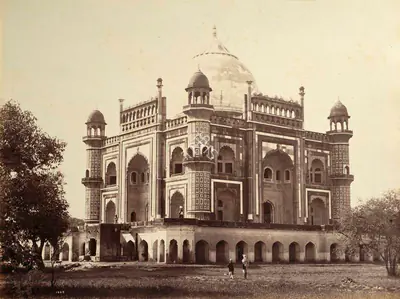 Lala Deen Dayal (Photographer), The Tomb of Mansur Ali Khan, better known as Safdar Jang, Delhi, Antiquarian Photograph