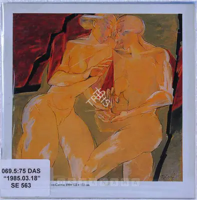 Jatin Das (Artist), Man-Woman, 1985, Solo Exhibition Catalogue