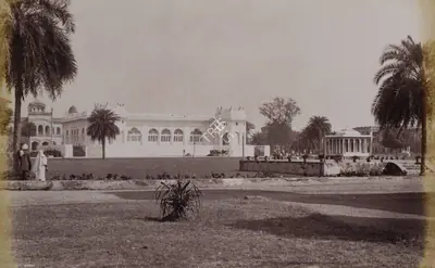 Samuel Bourne (Photographer), The Kaiser Bagh, Lucknow, 1865, Antiquarian Photograph