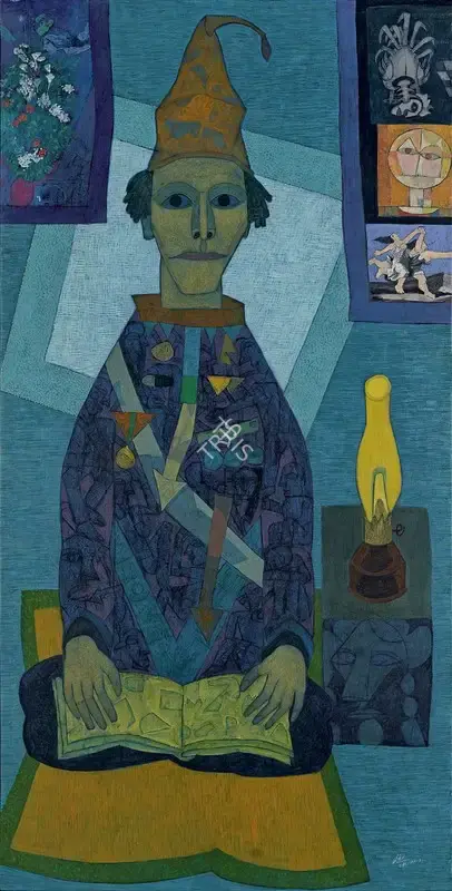 Jai Zharotia (Artist), Tamasha, 2004, Painting