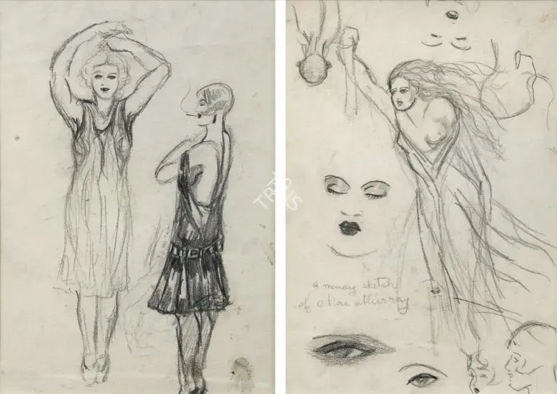 Sher-Gil, Amrita (Artist). Untitled, n.d. | Drawing, AG.Onl/21.06.24, 2024 · Asta Guru