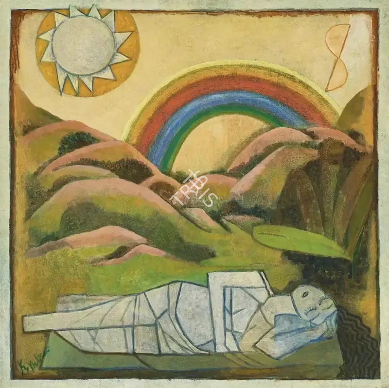 K.S. Kulkarni (Artist), Sakshi, 1992, Painting