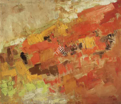 Gade, H.A. (Artist). Untitled, 1992 | Painting, AG.Onl/16.10.16, 2016 · Asta Guru