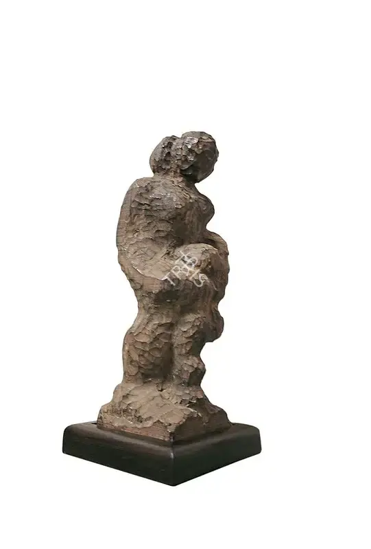 Ramkinkar Baij (Artist), Mother and Child, 1961, Sculpture